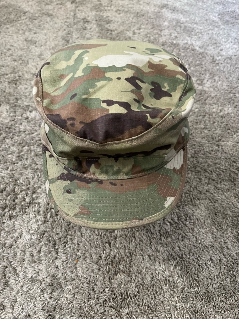 US Military Patrol Cap Size 7 7/8 SPE1C1-18-D-1089 OCP Camouflage Army Hat